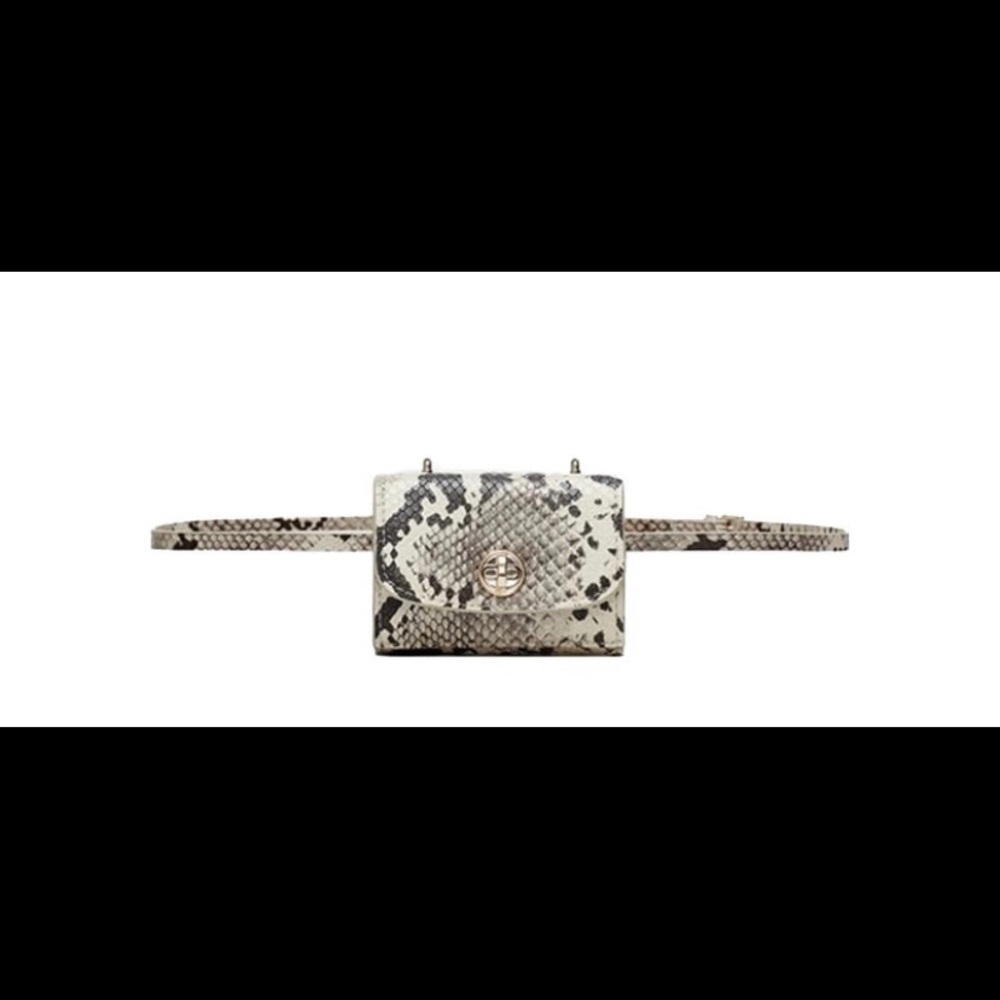 Snake Print Belt Bag